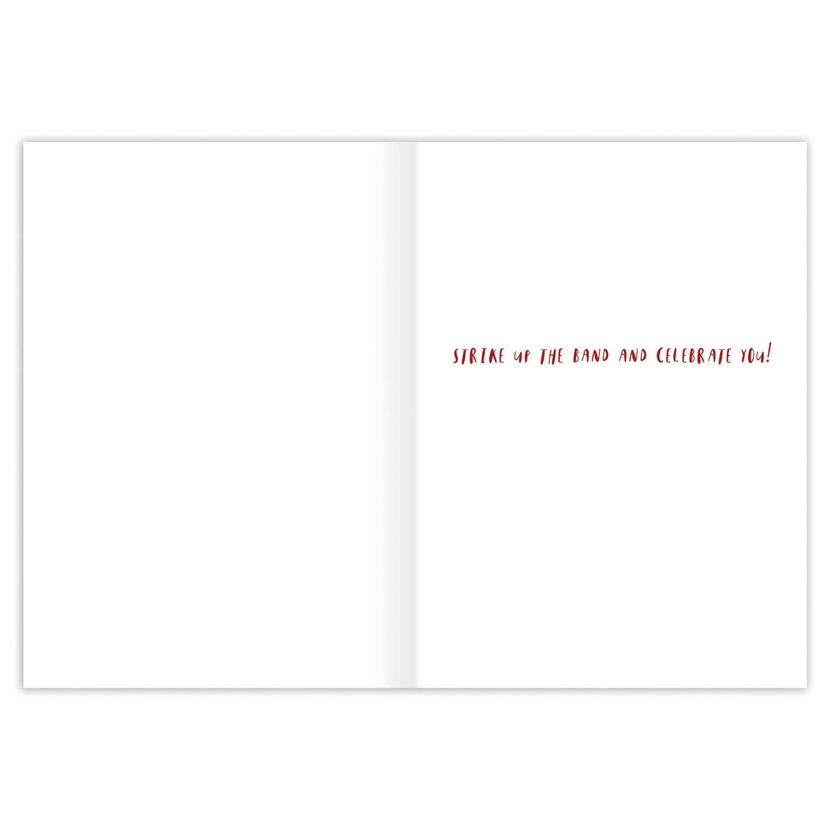 Marching Band Congratulations Card