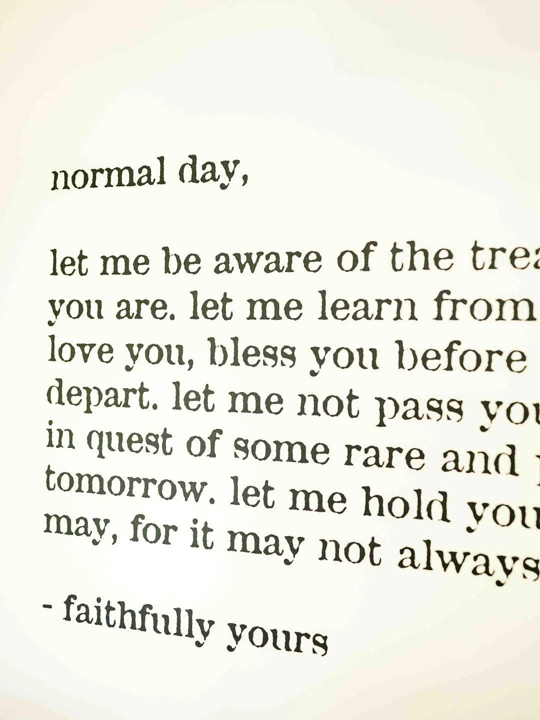 Normal Day | Wall Art