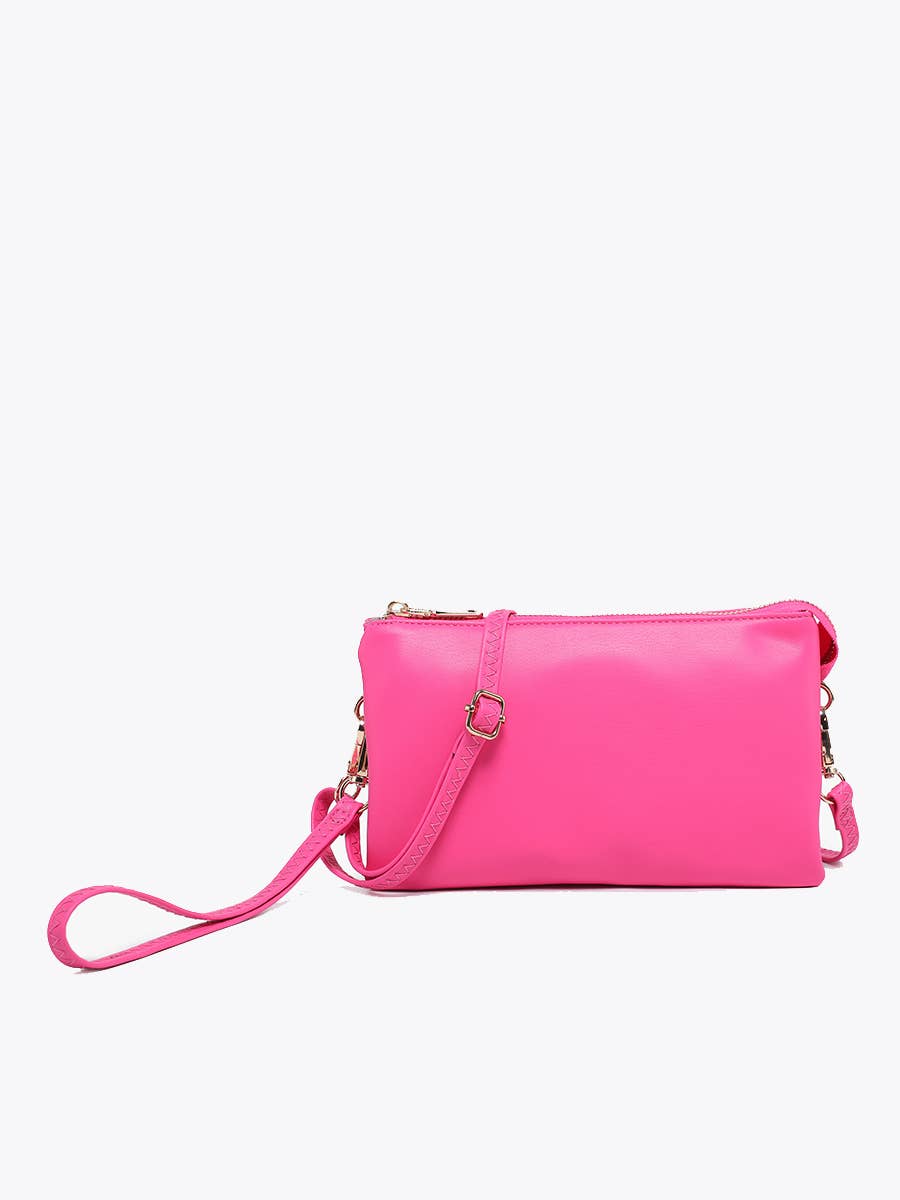 Riley 3 Compartment Crossbody/Wristlet