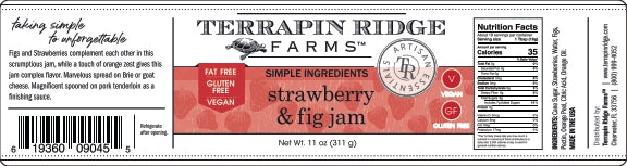 Terrapin Ridge Farms 11 oz Strawberry & Fig Jam