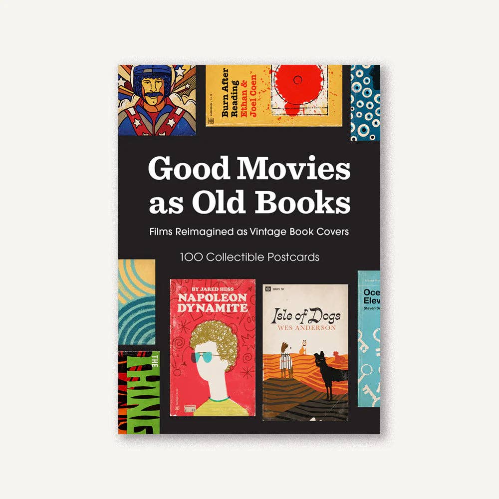 Good Movies as Old Books Postcards
