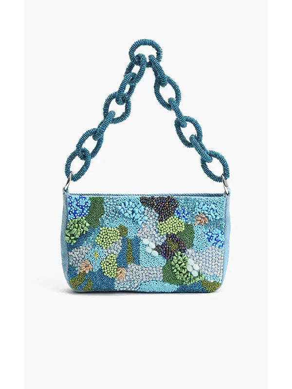Blue Lagoon Glam Shoulder Bag