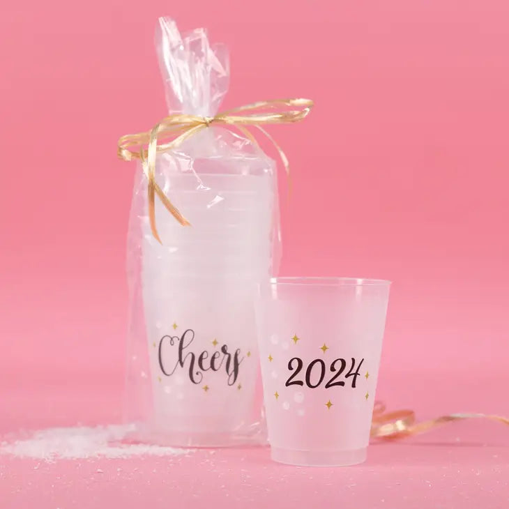 Cheers 2024 Flex Cups - 8 Pack
