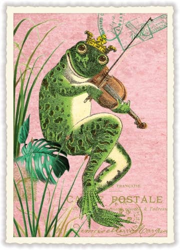 POSTCARD FROG MUSIC ACTETRE