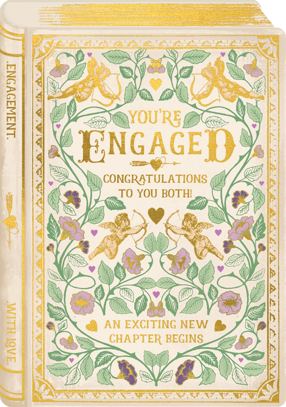 STORYBOOK ENGAGEMENT GREETING CARD ART FILE