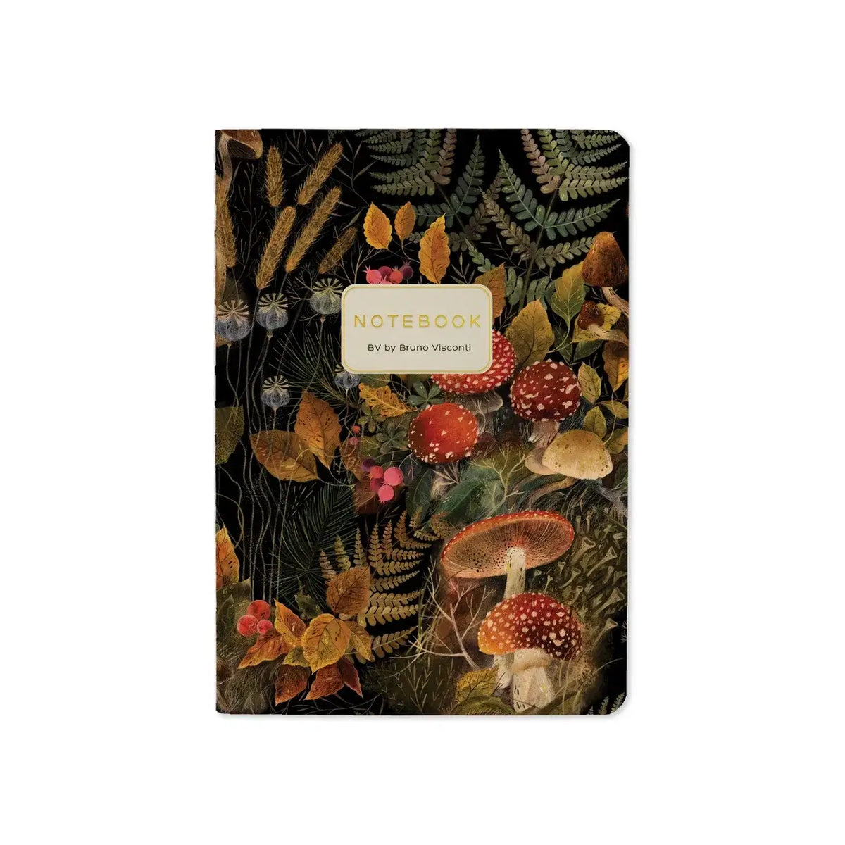 A6 Passport Notebook  - Forest Mushrooms