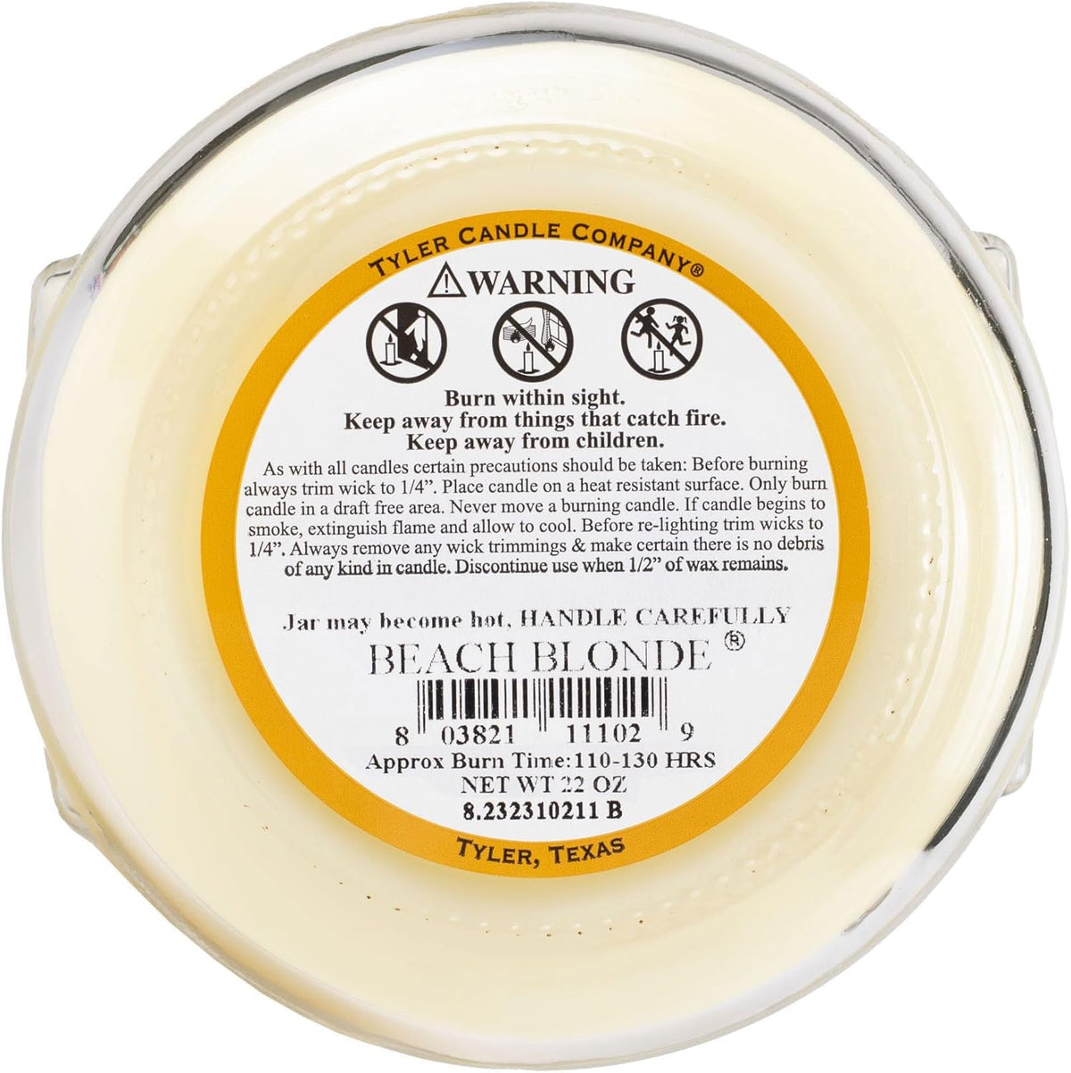 Beach Blonde Tyler Candle 22 oz