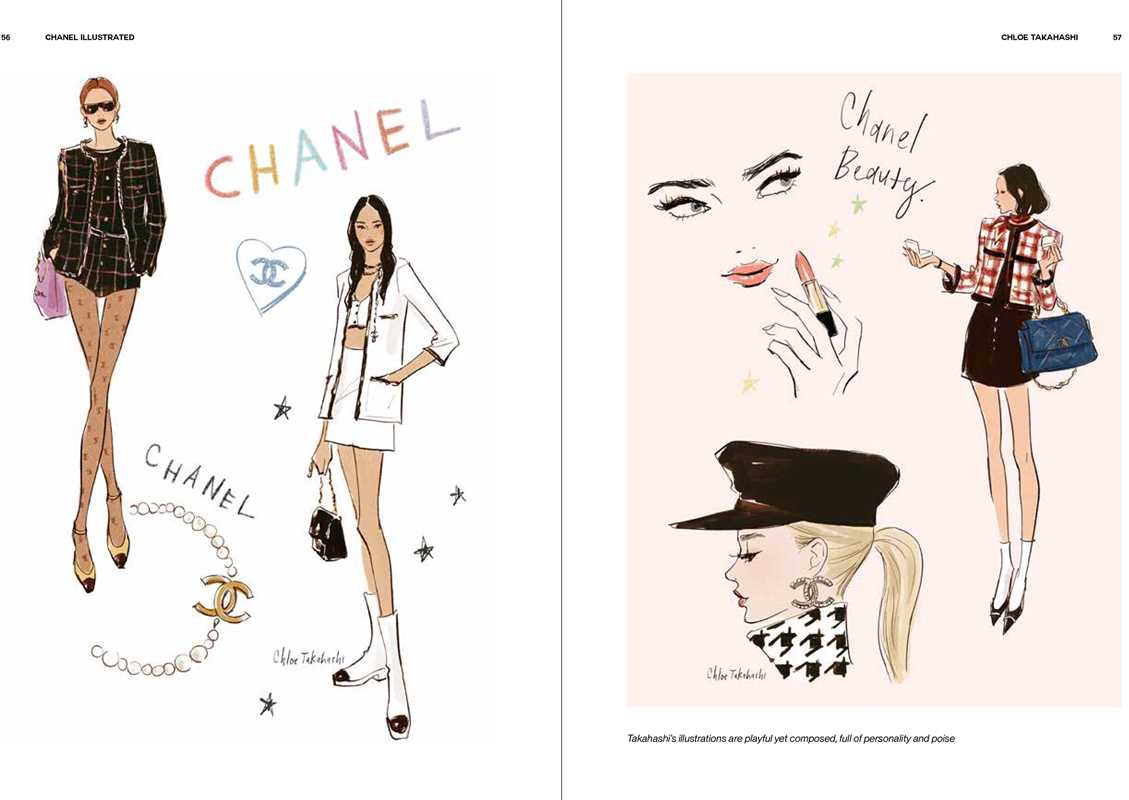 Chanel Illustrated by Siska Lyssens