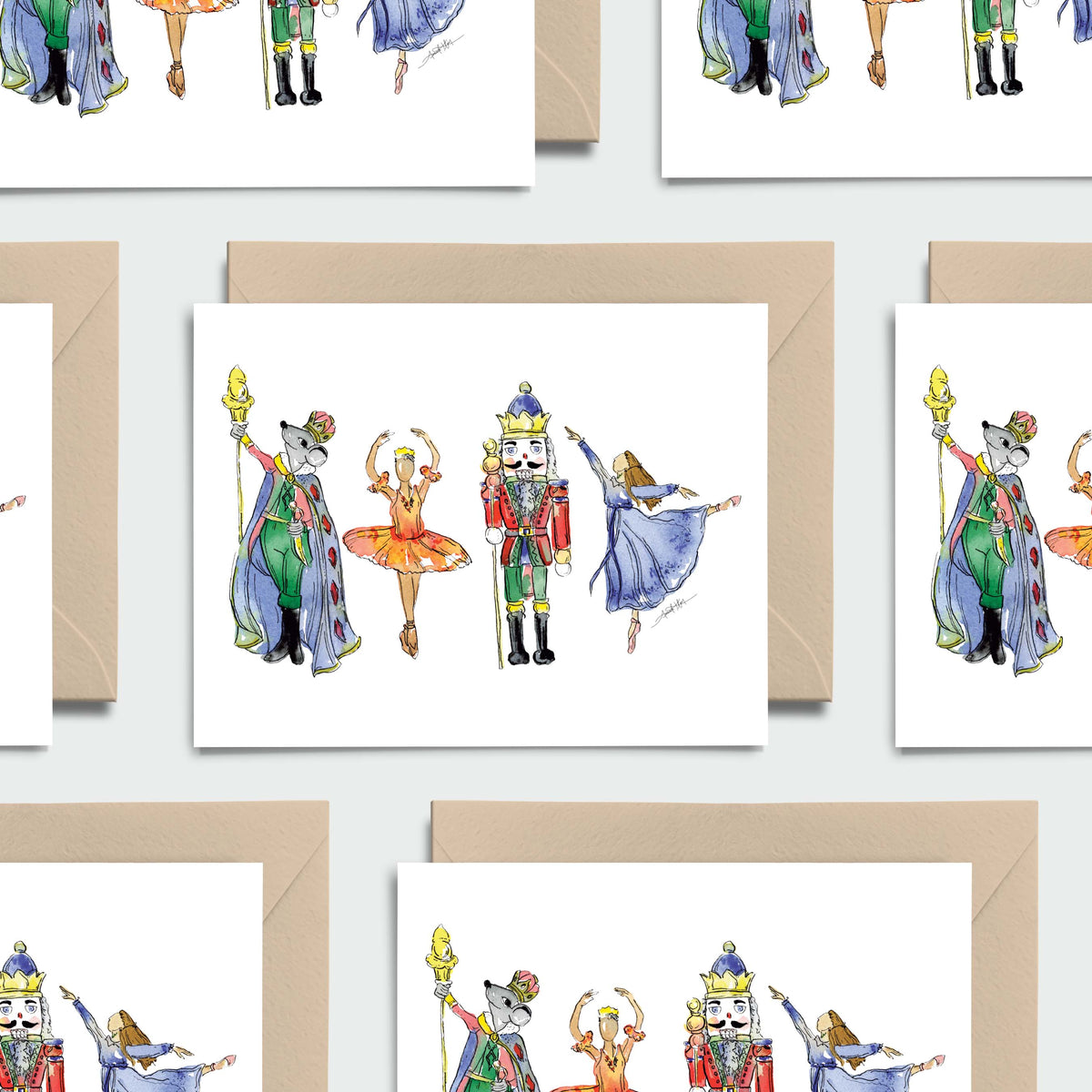 Nutcracker Notecard Stationery Set