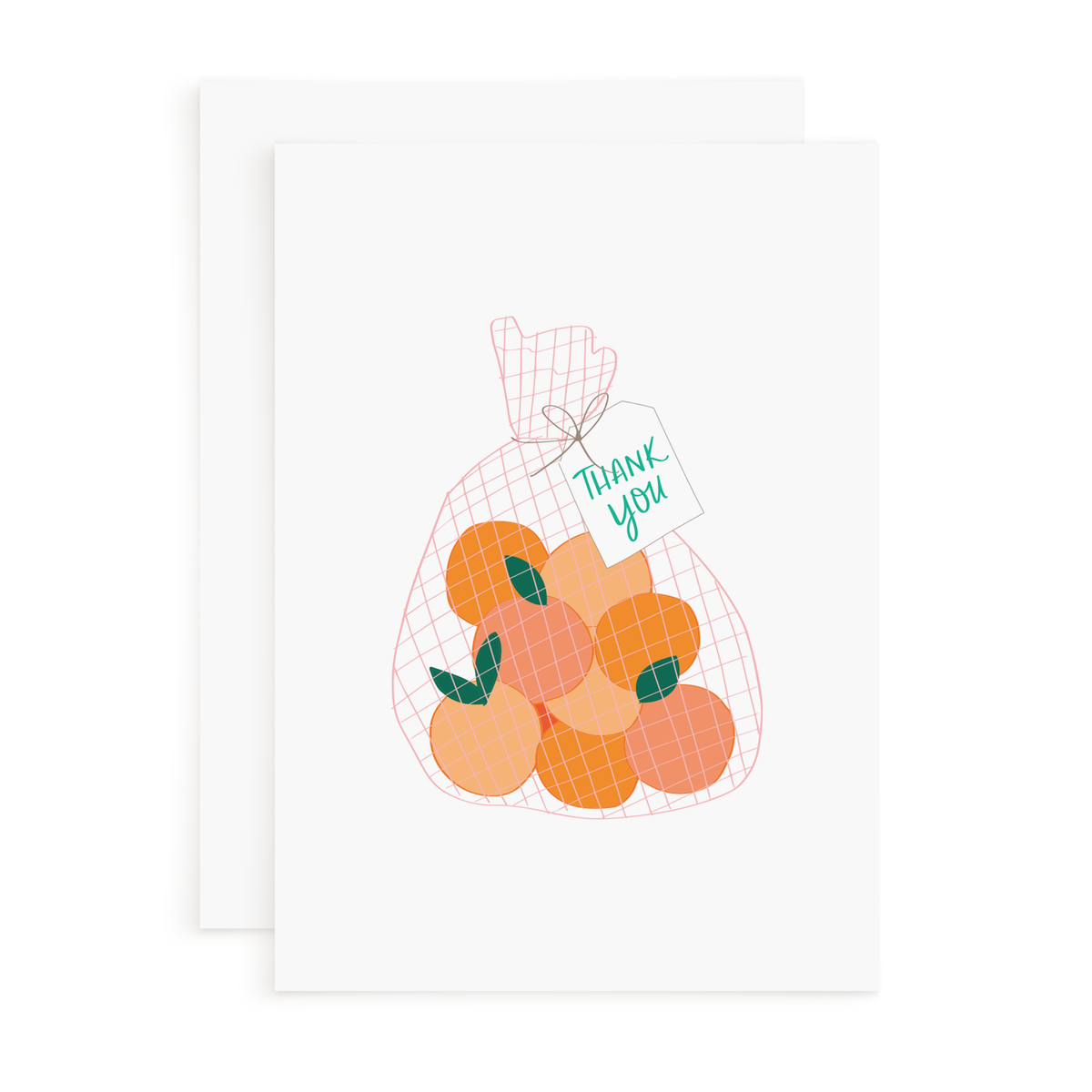 Thank You Card - Oranges