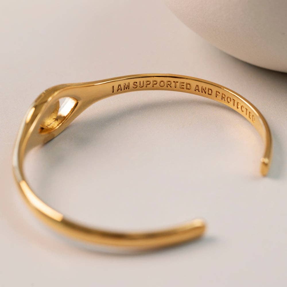 Evil Eye Bracelet - I Am Supported and Protected
