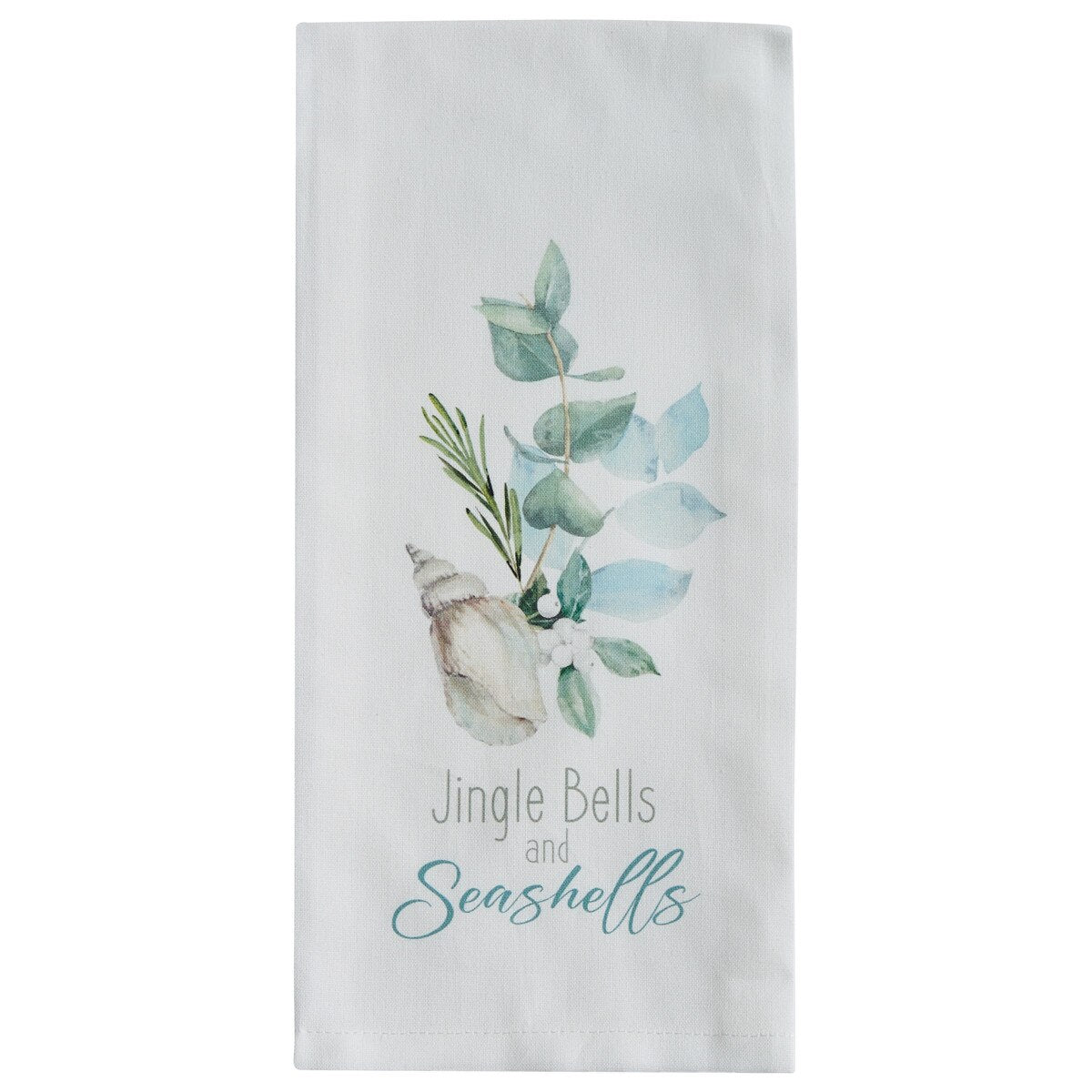 Jingle Bells and Seashells Dishtowel