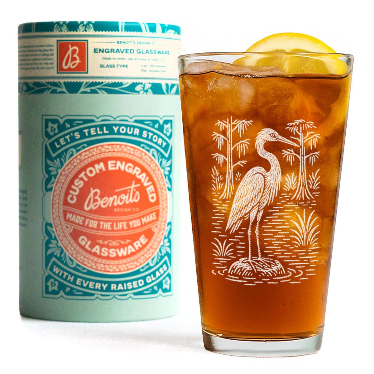 Egret Drinking Glasses