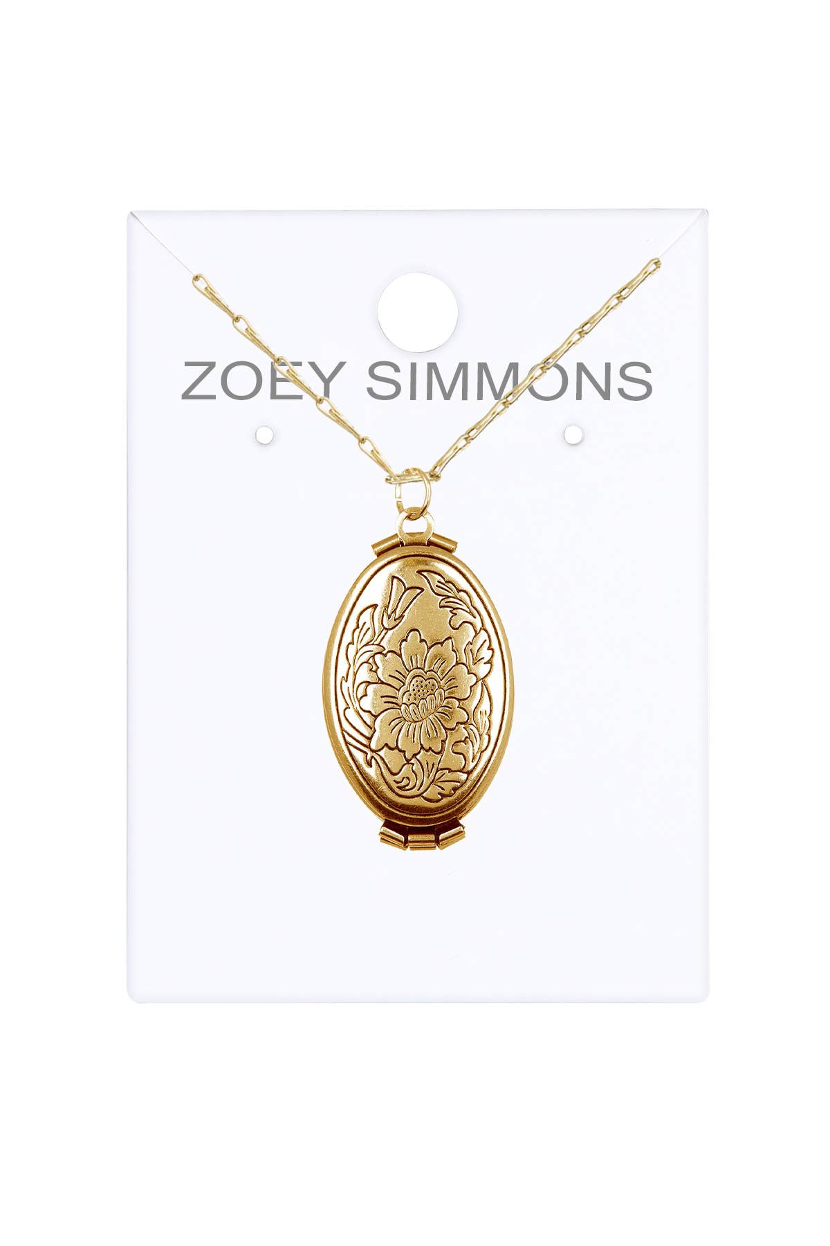 4 Photo Locket Pendant Necklace