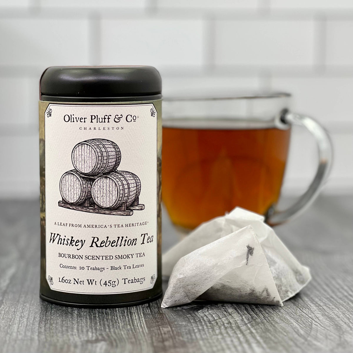 Whiskey Rebellion Commemorative Tea Tin - 20 Teabags