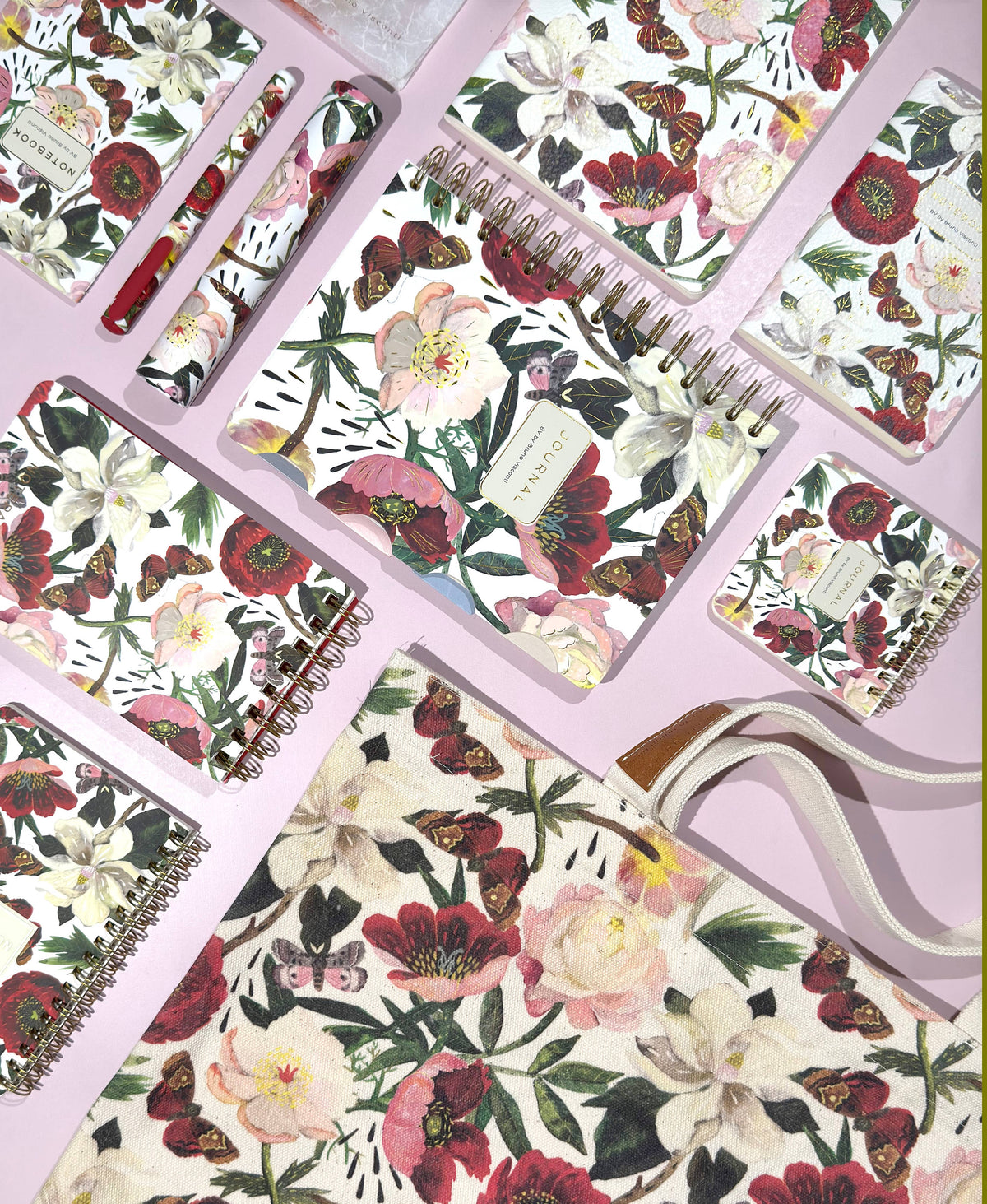 Pocket Art Journal  - Peonies