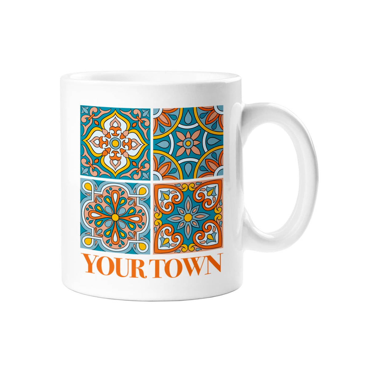 Vintage Tile Tarpon Spring Coffee Mug