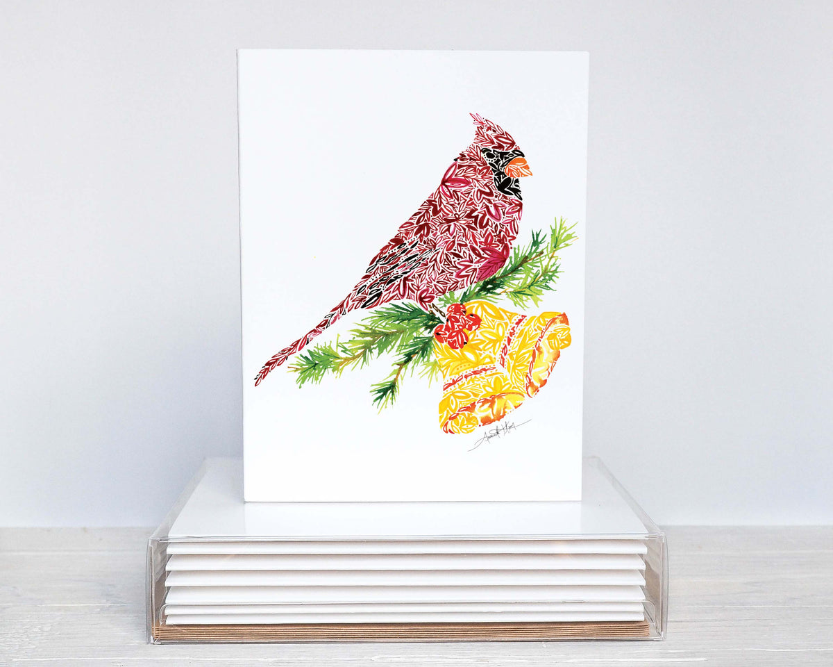 Holiday Cardinal Note Card Set