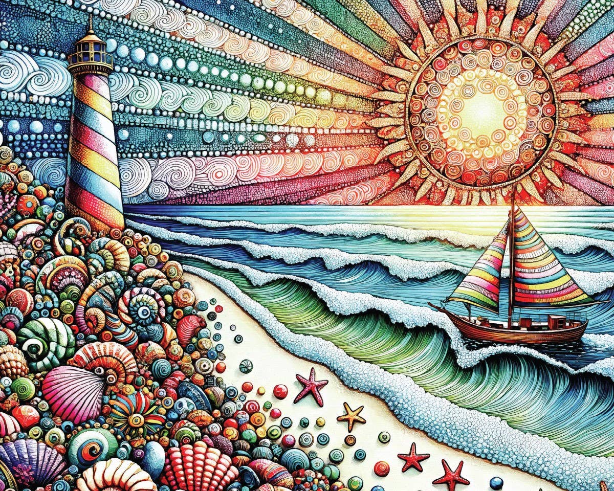 Seashells by the Seashore 1000 piece puzzle