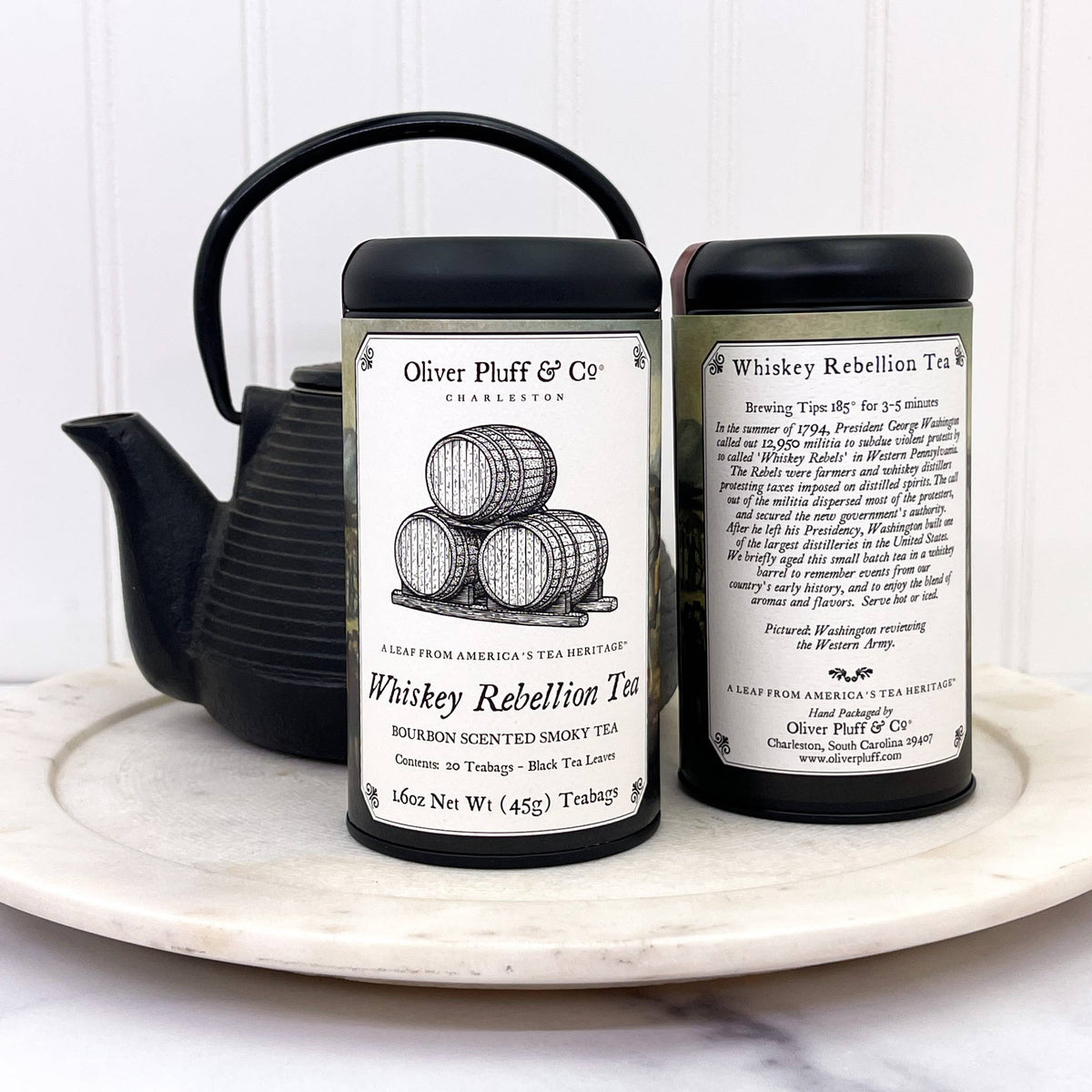 Whiskey Rebellion Commemorative Tea Tin - 20 Teabags
