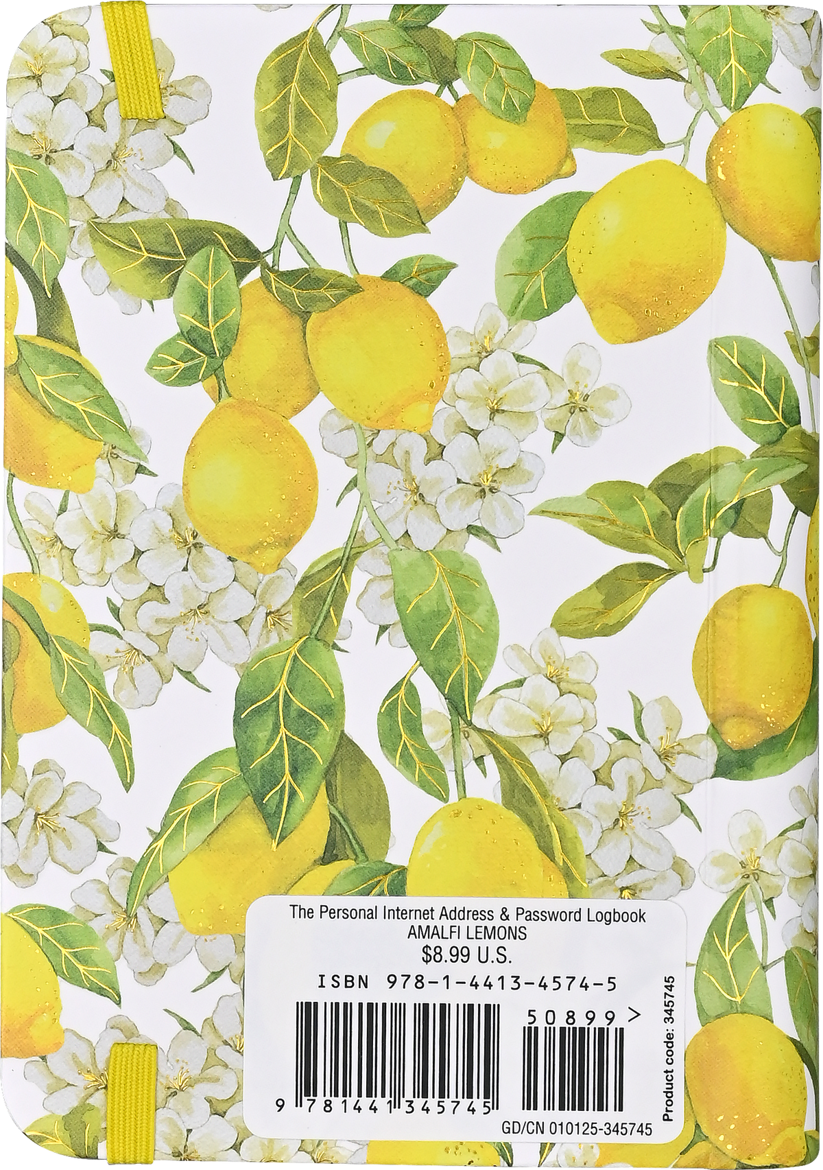 Amalfi Lemons Internet Address & Password Logbook