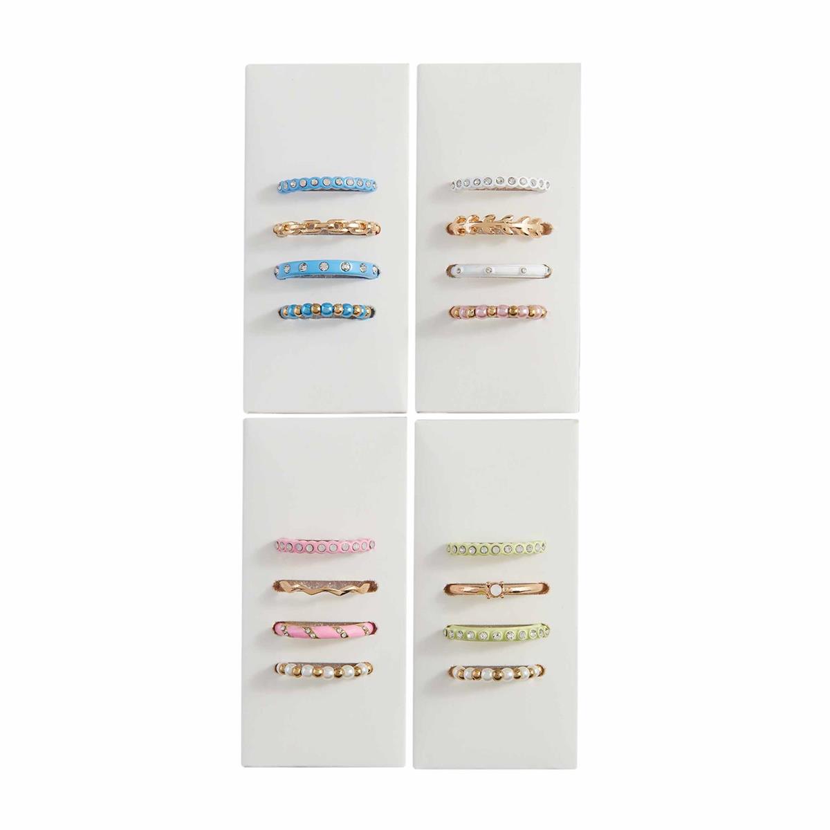 Bright Layering Ring Set - 4 Styles
