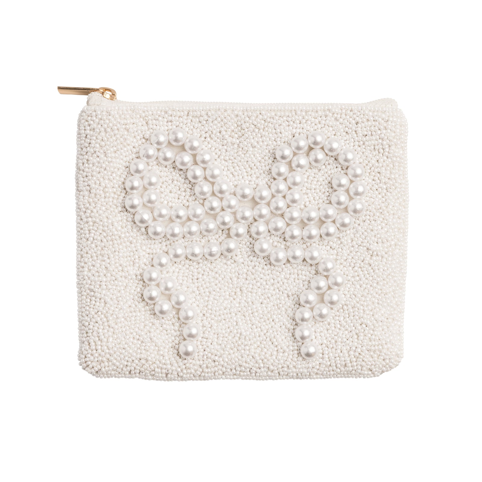 Pearl Bow Beaded Case