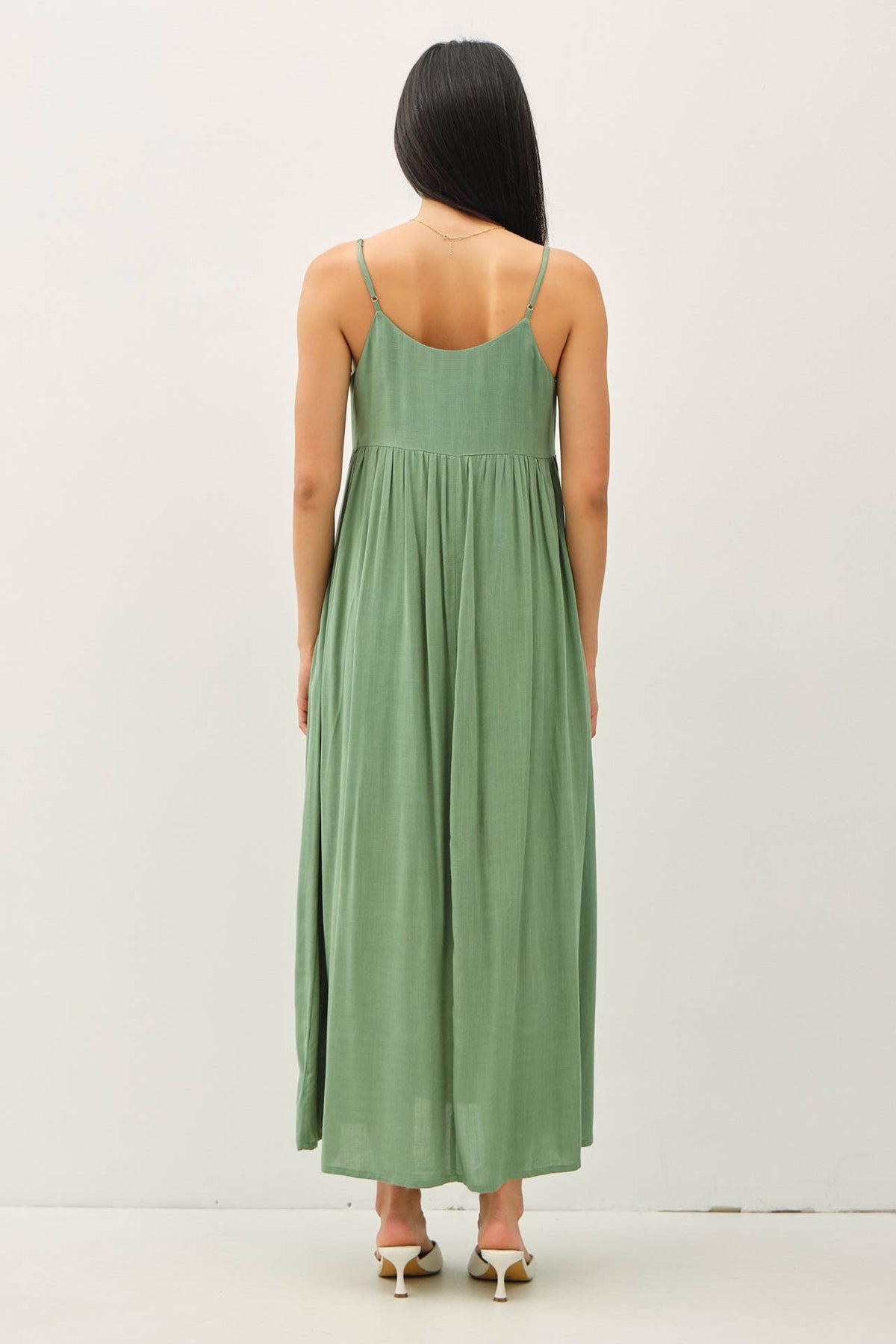 BREEZY BABY DOLL MAXI DRESS