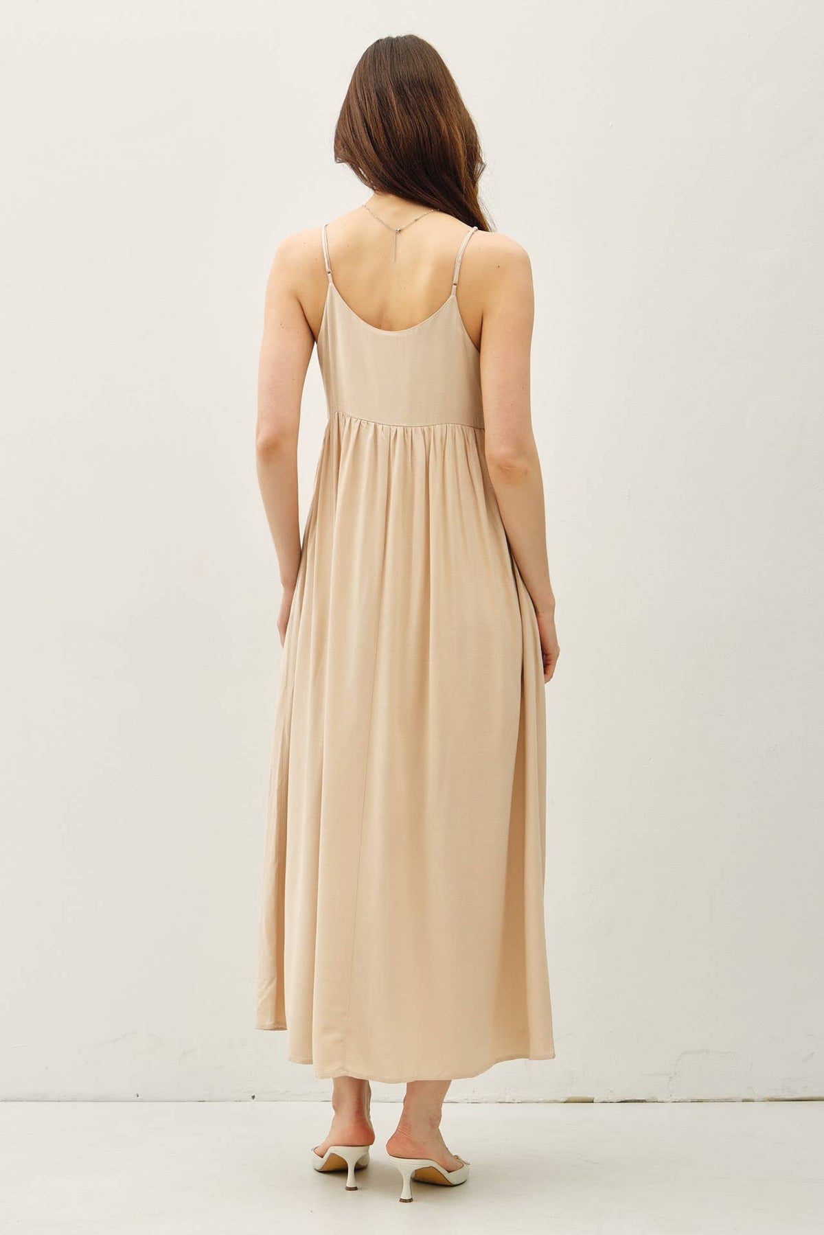 BREEZY BABY DOLL MAXI DRESS