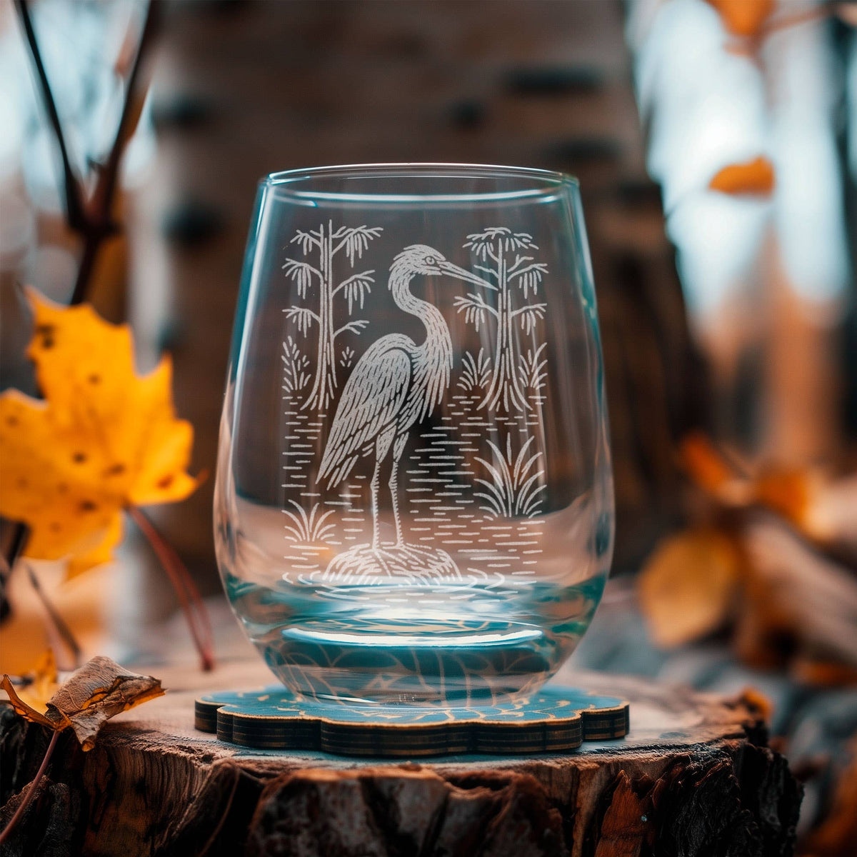 Egret Drinking Glasses