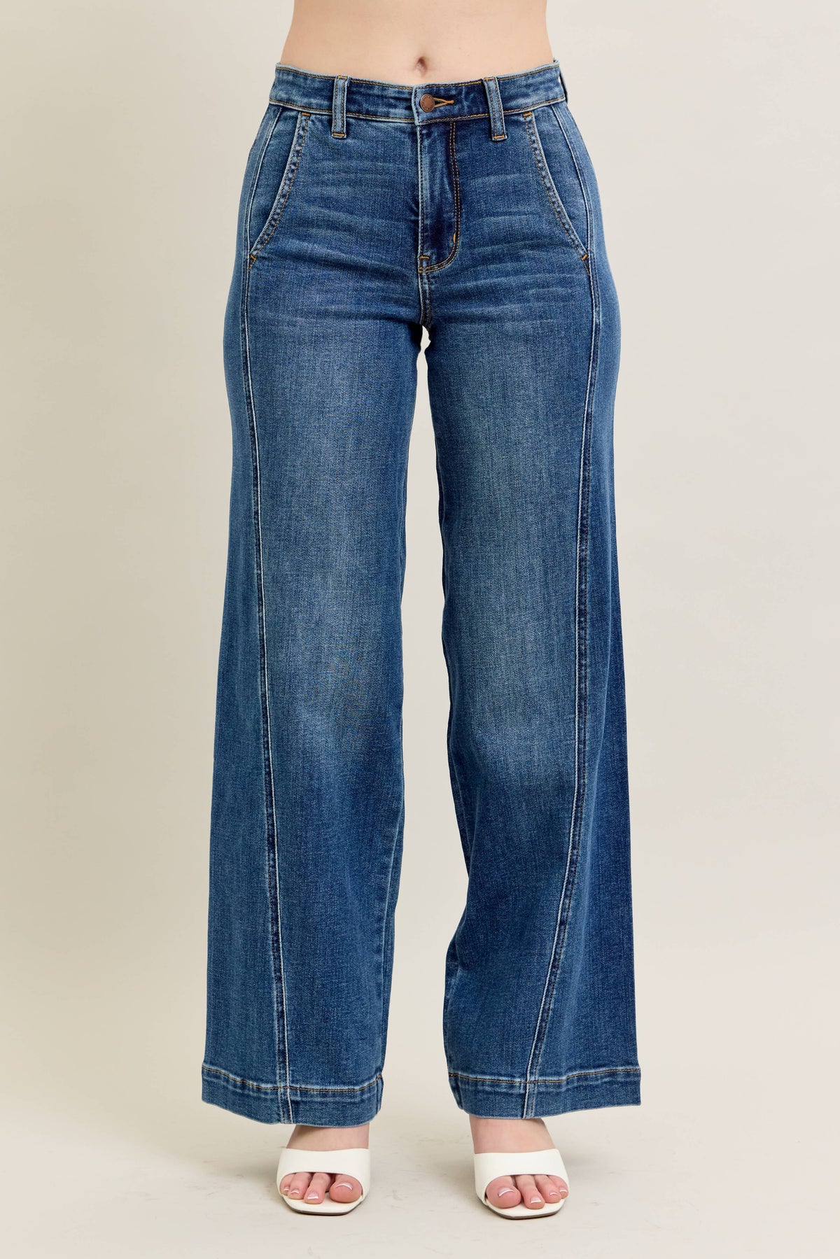High Waisted Trouser Wide Leg