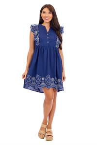 Oakes Embroidered Dress