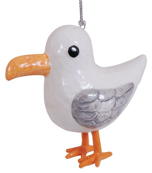 Seagull Ceramic Ornament