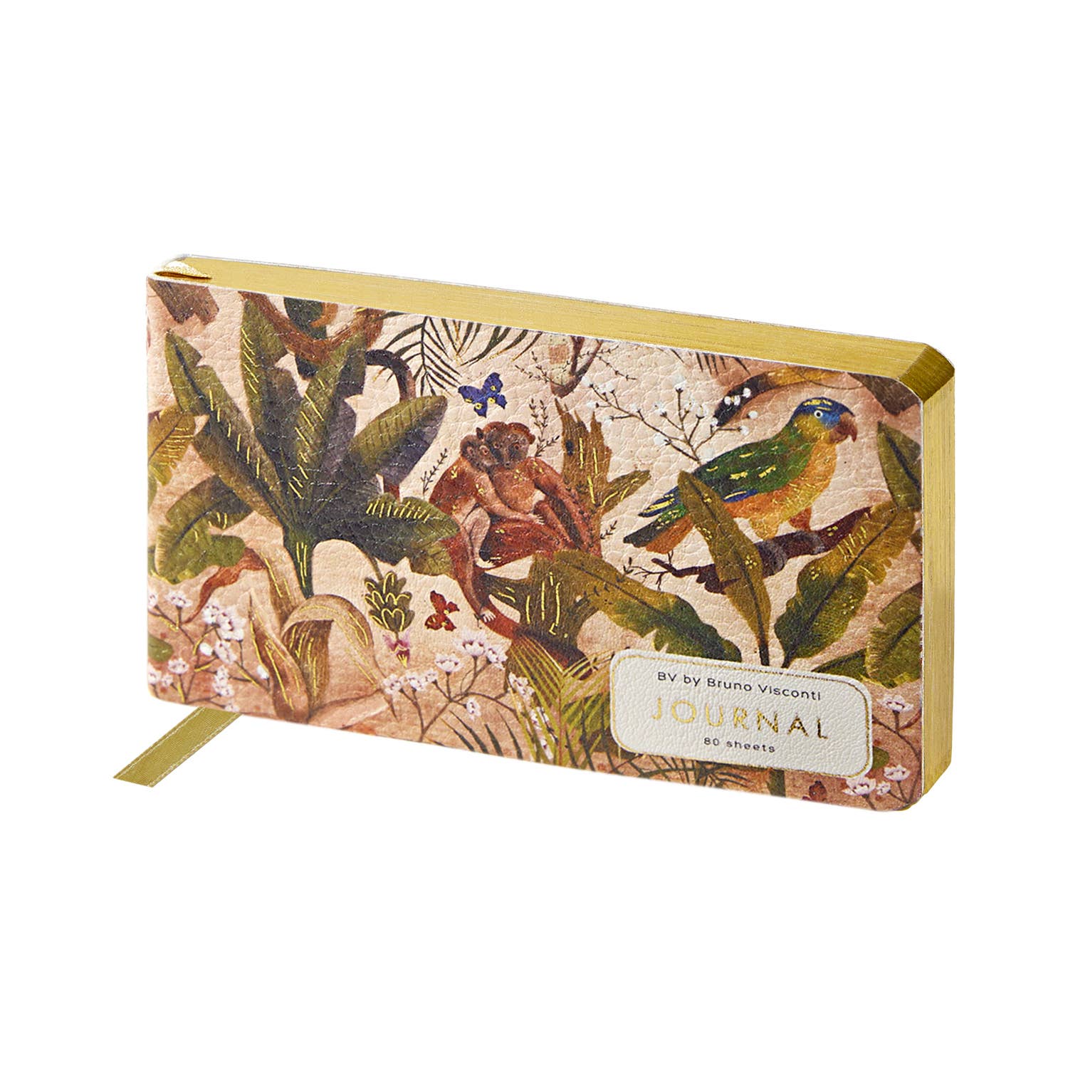 Horizontal Vegan Leather Weekly Planner - Jungle 