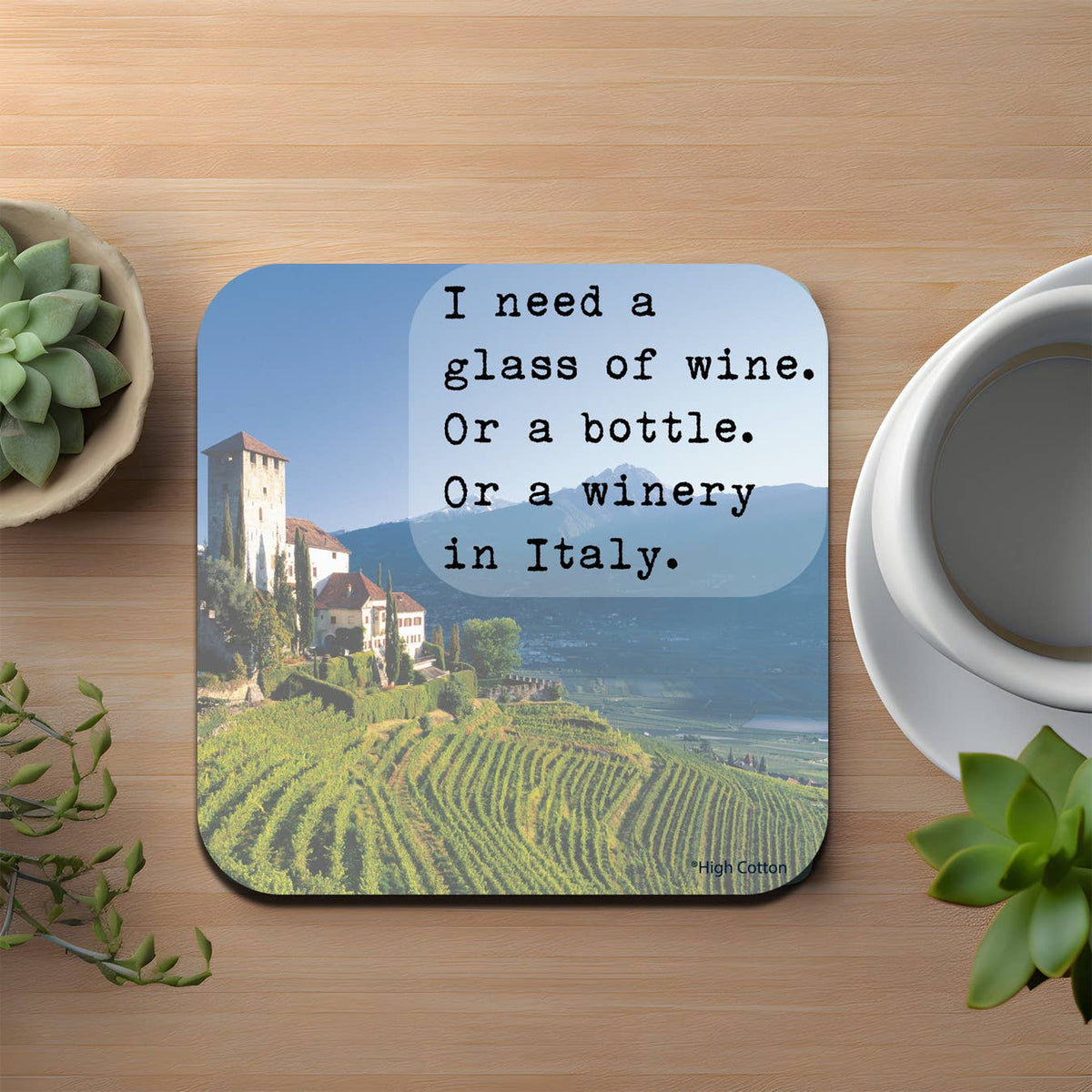 Winery in Italy Coaster