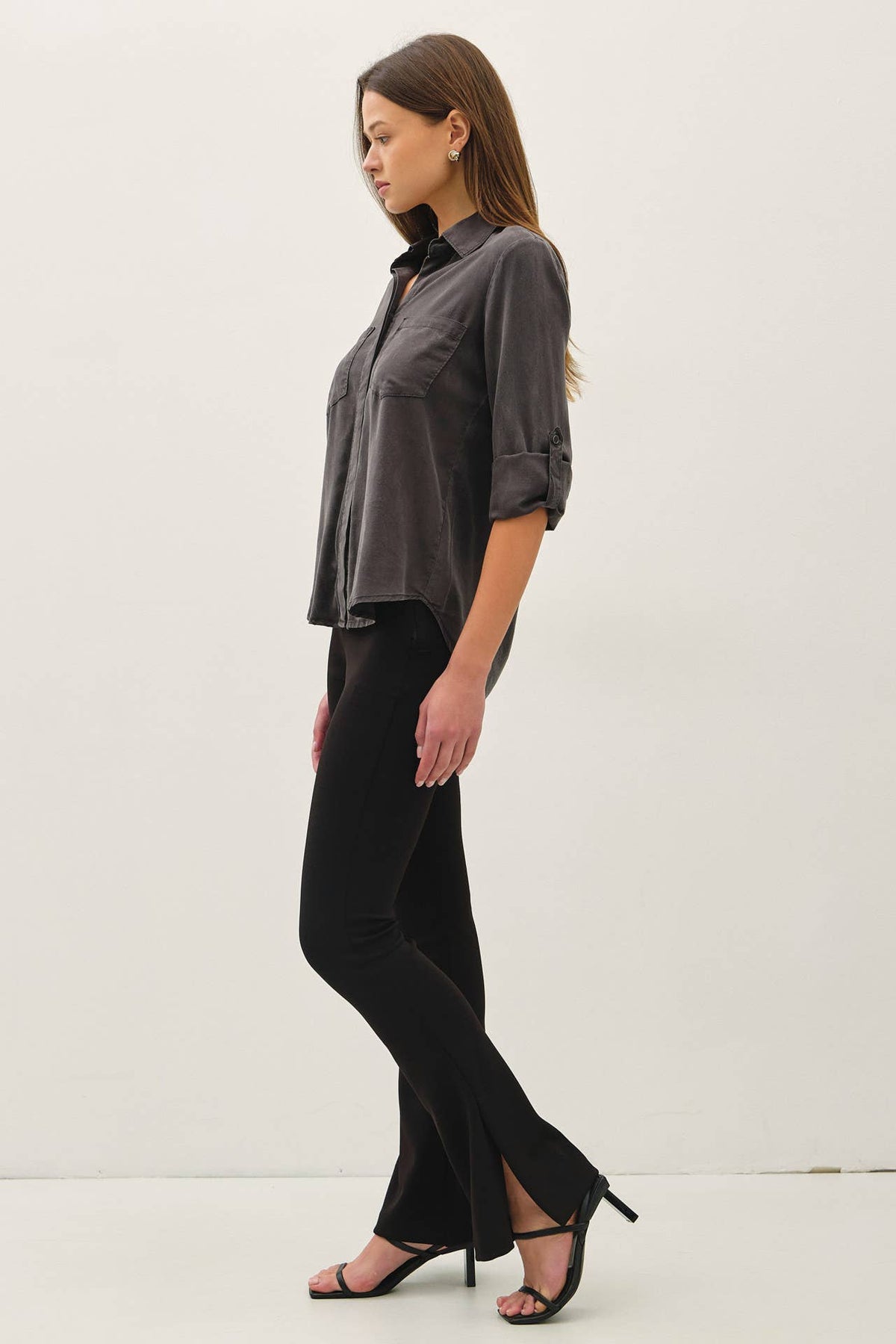 TENCEL ROLLED CUFF SHIRTS