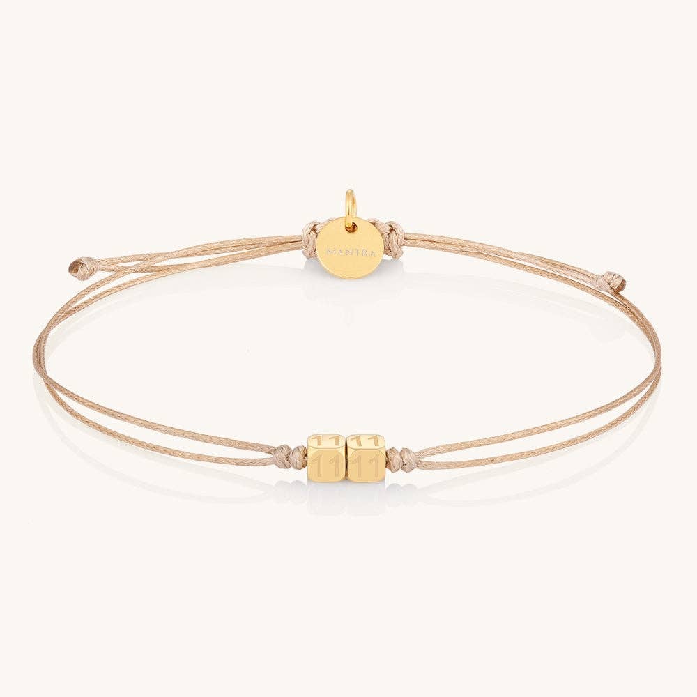 Thread of Divine Guidance - lucky number Mantra® bracelet