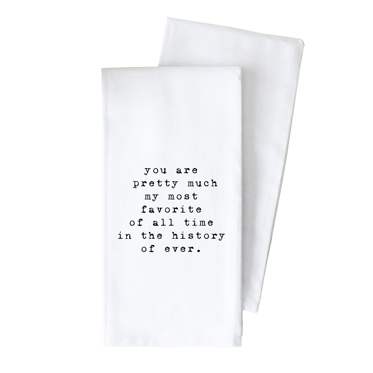 History of Forever Tea Towel