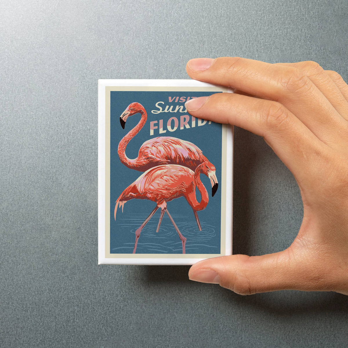 MAGNET Visit Sunny Florida, Flamingo