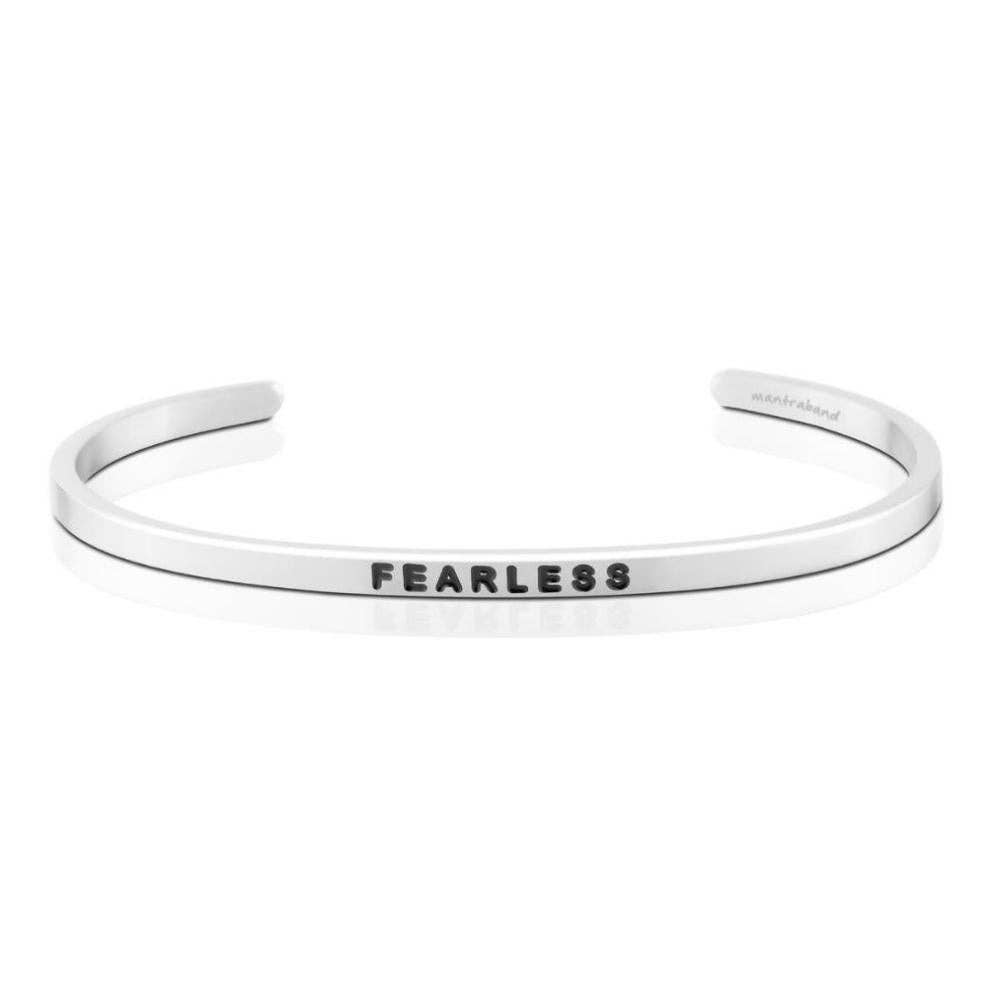 Fearless - inspirational mantraband® cuff bracelet
