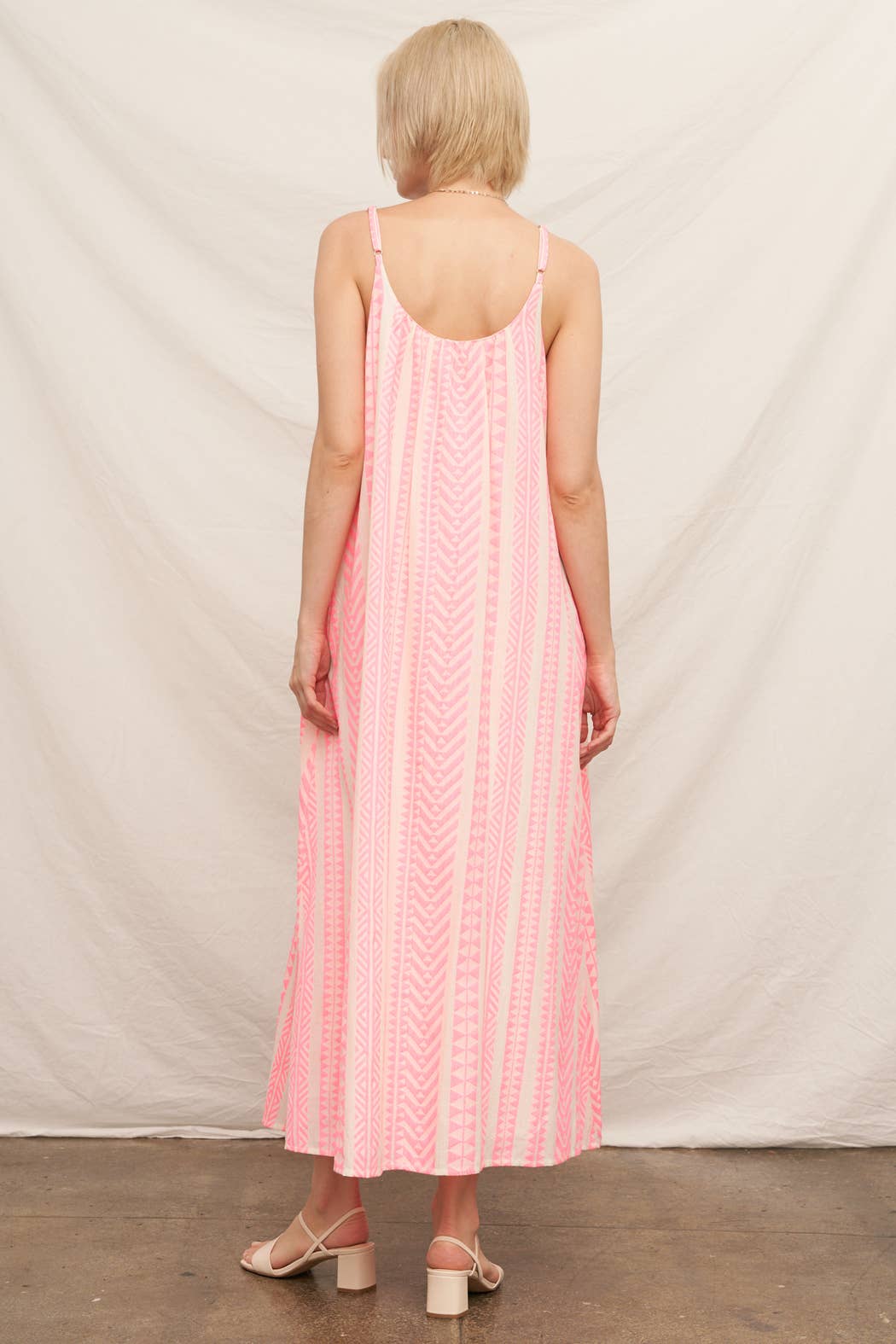 Embroidered Cami Maxi Dress