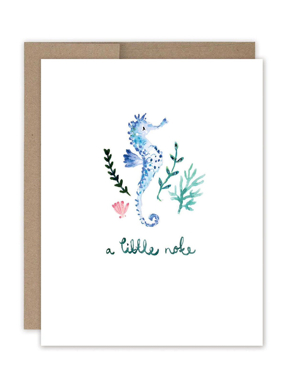 Seahorse A Little Note Boxed Notecard - Set of 10