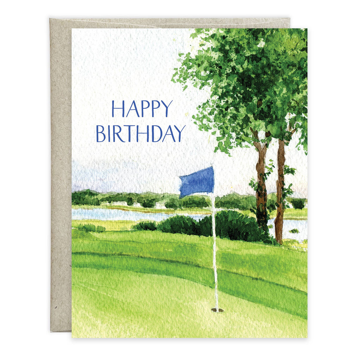 Birthday Greeting Card - Golf