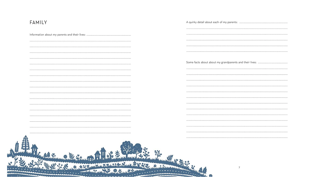 This Life of Mine: A Guided Keepsake Journal for My Family