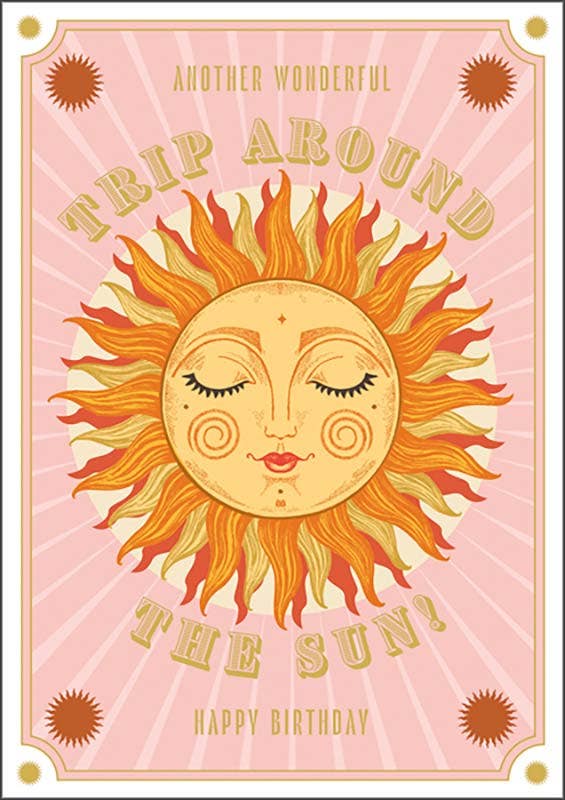 Sun Birthday Card The Art File