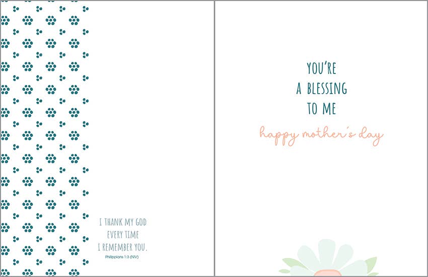 With Scripture Mother's Day Greeting Card - Strong & Steady