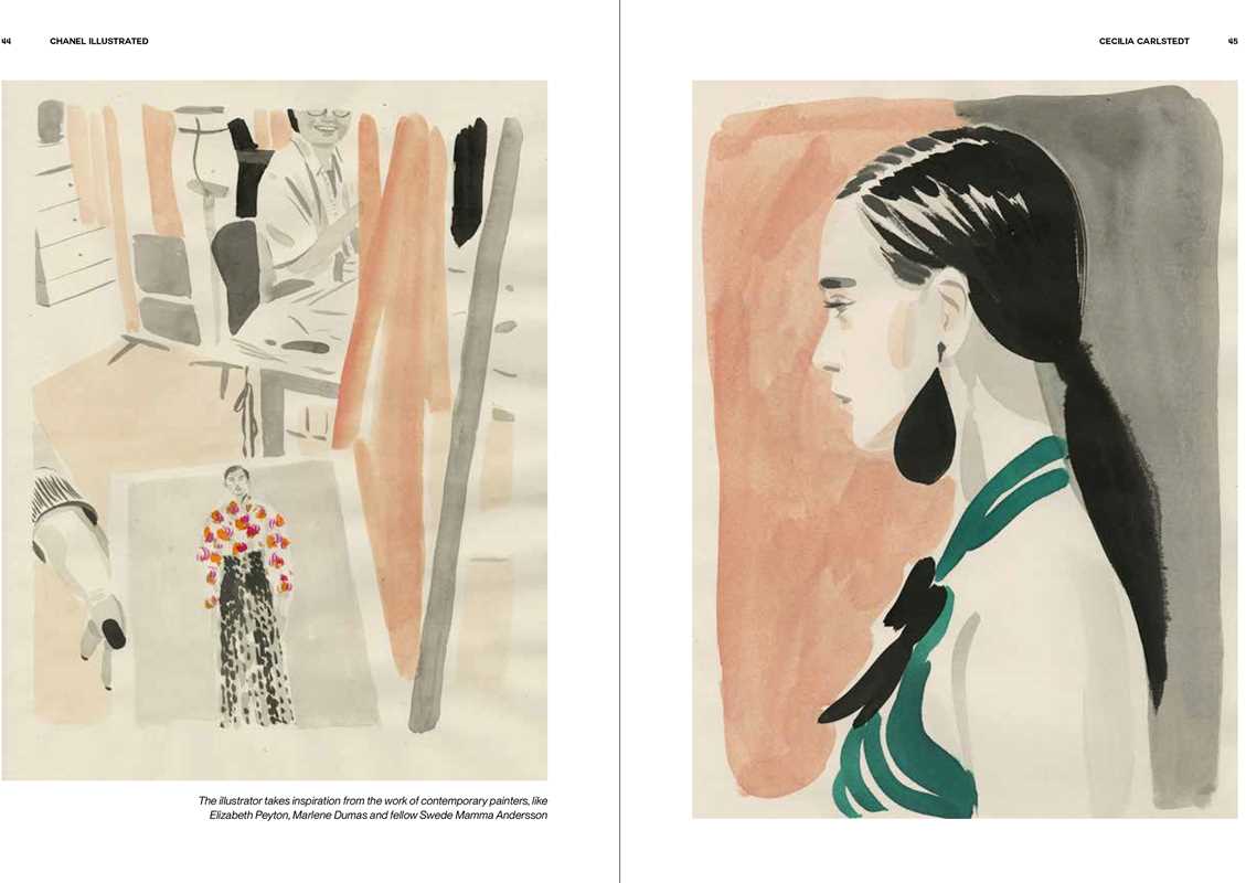 Chanel Illustrated by Siska Lyssens