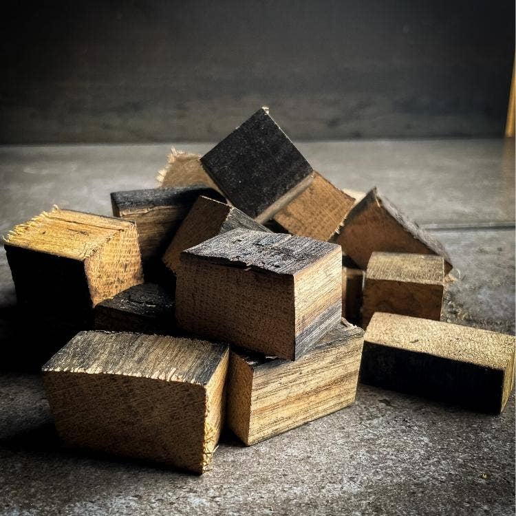 Bourbon Barrel Wood Blocks