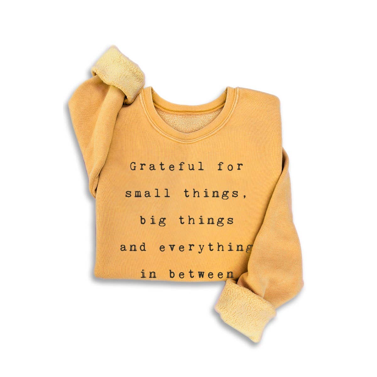 GRATEFUL FOR SMALL THINGS MINERAL SWEATSHIRTS