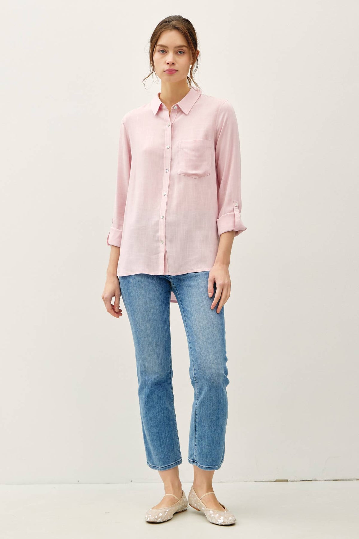 SPRING BUTTON DOWN SHIRT